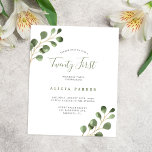 Budgetens elegant 21 år födelsedagsfest inbjudan<br><div class="desc">Rustik, modern, unik vattenfärg, eukalyptus greenery foliage tjugoförsta födelsedagsfesten BUDGET, prisvärd inbjudan. LÄS DETTA INNAN DU KÖPER! Detta är ett budgetöverkomligt kort som är tryckt på ett pappert lakan (varje lakan har ett kort). För att få bästa prisa kvalitet rekommenderar vi att du väljer den pappra typen av halvglöd (det...</div>