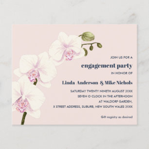 BUDGETENS Elegant Orchid Gren Rosa och marinen brö