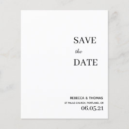 budgetens elegant som inte är fotospara datum flygblad