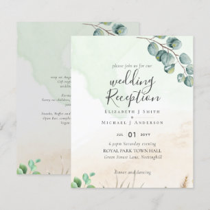 Budgetens eukalyptus Greenery Wedding RECEPTION Pa