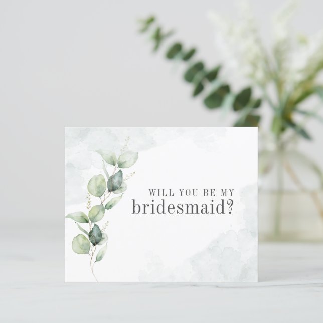 Budgetens eukalyptus Succulous be my Bridesmaid Ca (Stående Fram)