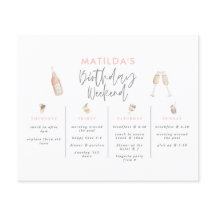 Budgetens gigantiska elegant födelsedag helg