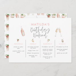 Budgetens gigantiska elegant födelsedag helg inbjudningar