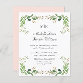 BUDGETENS Grönt löv Sommar Vår Garden bröllopet