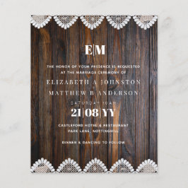 BUDGETENS inbjudan att bjuda in Snöre till bröllop