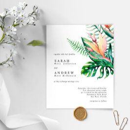 BUDGETENS inbjudan till tropisk grönsaksblomma