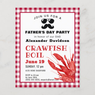 BUDGETENS Kräftor Boil Fars dag Party bjudan