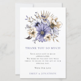 BUDGETENS Lila Blommigt Bröllop 3 Fotooffert tack