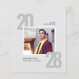 BUDGETENS moderna, minimalistiska 5-meddelande om  Flygblad