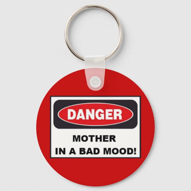 Budgetens Nyckelring - MOR I BAD MOOD! (Framsida)