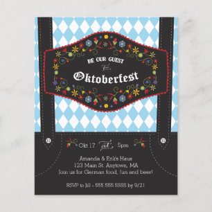 Budgetens Oktoberfest, Oktoberfest Party Inbjudan, Flygblad
