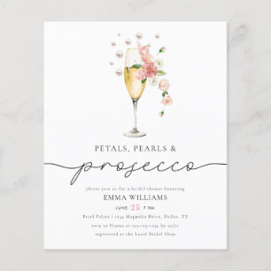 BUDGETENS Rosa Petals Pearls & Prosecco Möhippa