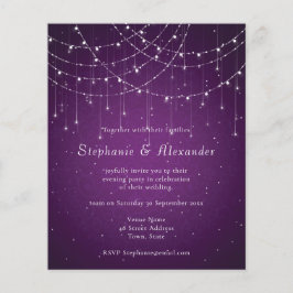 Budgetens Royal Lila & String Ljus i kväll Party