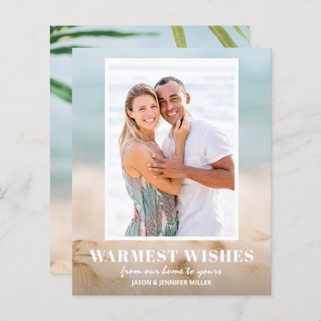 Budgetens Sand and Sea Beach-fotbojor (Fram/baksida)