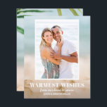 Budgetens Sand and Sea Beach-fotbojor<br><div class="desc">Små 4, 5-tums x 5, 6-tums pappra julkort har ditt favoritsemester- eller väderfoto på våra suddiga sand- och havskorrigeringskort med ditt meddelande i chic, vit helgdag. Dessa prisvärda helgdag-fotokort är tryckta på 110 lb pappert i 3 storlekar. **VITE ENVELOPES ÄR FRIVILLIGA PÅ ORDERSIDAN. Se till att kontrollera din beställning dubblan...</div>
