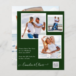 BUDGETENS Spara för fotobröllop - inbjudan QR-kod