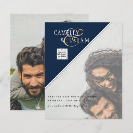 BUDGETENS Spara för fotobröllop - inbjudan QR-kod