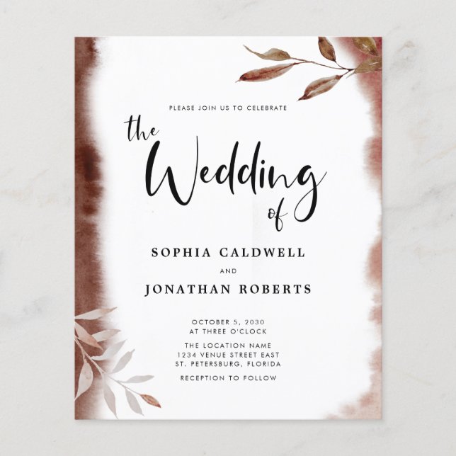 Budgetera alla i en inbjudan till ett veckobaserat (Framsida)