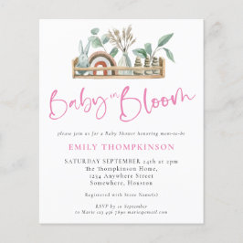Budgetera Baby i Bloom Boho Baby Rosa Shower Inbju
