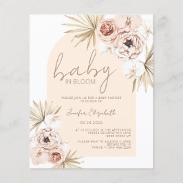 Budgetera Baby i Bloom Pampas Grass Boho Baby Show