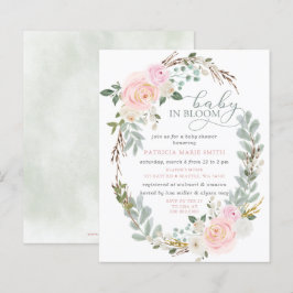 Budgetera Baby i Bloom Rosa Blommigt Girl Baby Sho