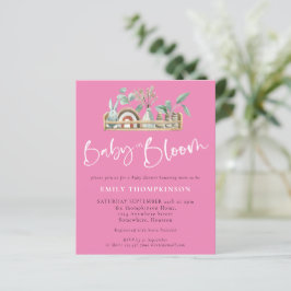 Budgetera Baby i Bloom Rosa Boho Baby Shower Inbju
