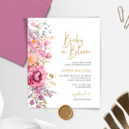 Budgetera Baby i inbjudan till Lila av bloombarn,