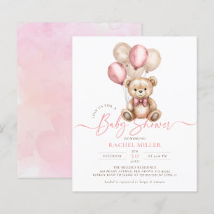 Budgetera Bear Ballodels Rosa Girl Baby Shower Inb