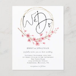 Budgetera Blommigtar för Sakura Vi gör bröllopsinb