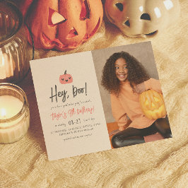 Budgetera Boo Halloween Boho Girl Birthday Photo