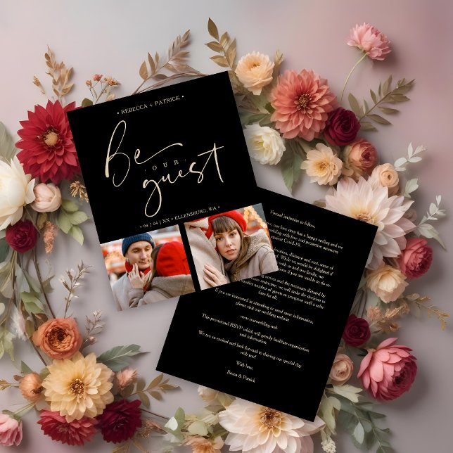 Budgetera Bröllop Collage 2 foton som vår gäst (Budget Wedding Collage 2 Photos Be Our Guest
Low Cost Collage Two Photos Be Our Guest Romantic Cards)