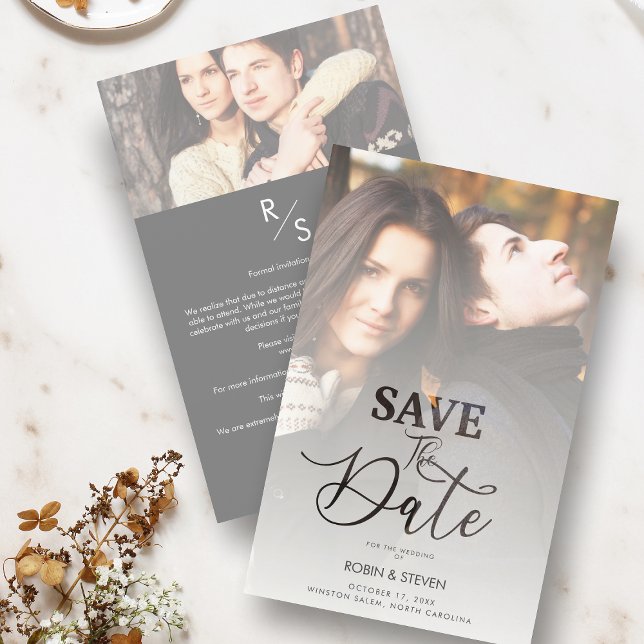 Budgetera Bröllop Modern Vellum-effektfoto för Anp (Skapare uppladdad)