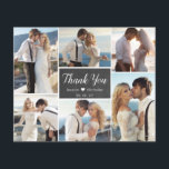 Budgetera Chalkboard Collage Bröllop - tackkort<br><div class="desc">Budgeterad Modern ritytans typografi av ritytor 6 Flerfoto Collage Bröllop Tack Photo Billigt Thin Cards. Snyggt bröllop tackar dig för en mall med sex (6) foto på framsidan och ett (1) foto på baksidan. Med texten "tack" i ett glatt, skrivet skrivstil i vitt på mörk grått eller svart färg-krita/svartbords bakgrund....</div>