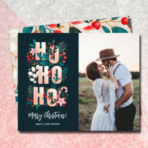 Budgetera Cute God jul-fotokort Flygblad