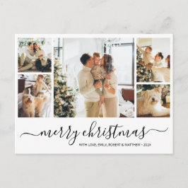 Budgetera Elegant - kollokera julvykort för Helgda Helg Vykort