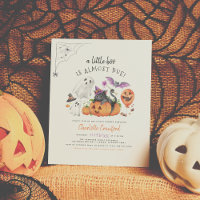 Budgetera en liten Boo Cute Cat Halloween Baby Sho