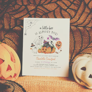 Budgetera en liten Boo Cute Cat Halloween Baby Sho