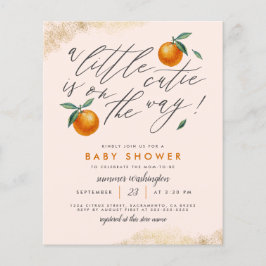 Budgetera  en liten Orange babyskåda för en liten 