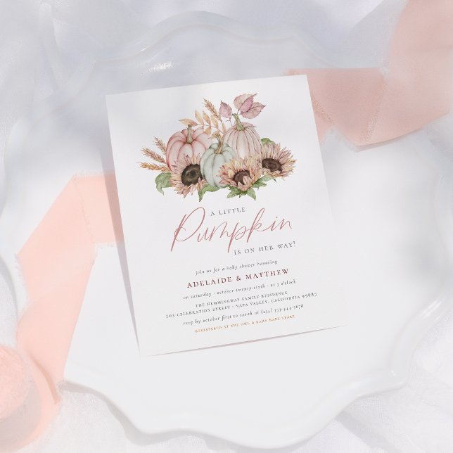 Budgetera en liten pumpkin Solros Baby Shower (Skapare uppladdad)