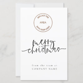 Budgetera eventuellt Färg Company Logotyp God jul