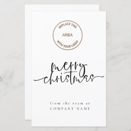 Budgetera eventuellt Färg Company Logotyp God jul 