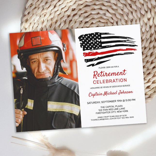 Budgetera Firefighter Pension fotoinbjudningar (Skapare uppladdad)