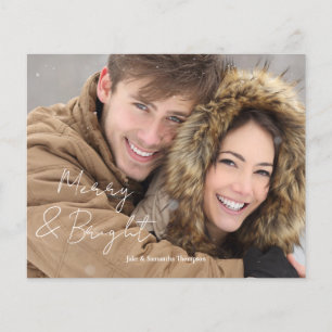 Budgetera foto Merry och BrightStor Helgdag Card