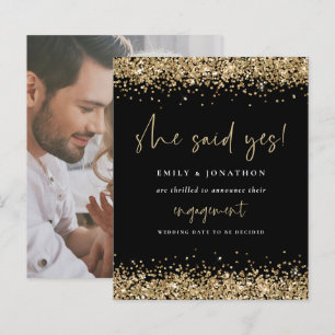 Budgetera fotot från Guld Glitter, sa hon ja Förlo