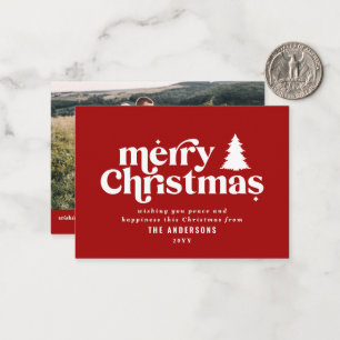 budgetera God jul-grafikfotoanteckningskort Anteckningskort