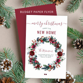 Budgetera God jul nya hem för helgdag flytta