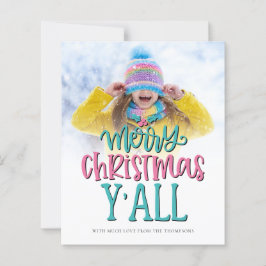 Budgetera God jul Y: Alla fotoskriptkort