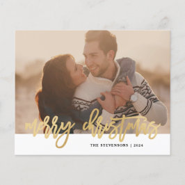 Budgetera Guld Simple God jul Photo Helgdag