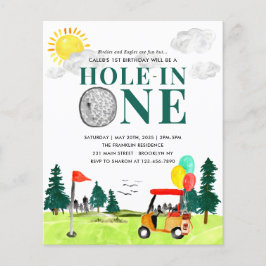 Budgetera Hål i en Golf First Birthday Par-Tee