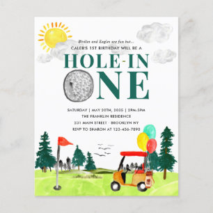 Budgetera Hål i en Golf First Birthday Par-Tee